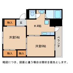 ヴィラナリー愛知川Ⅰの物件間取画像